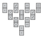 Chapter 14.3, Problem 70PE, A triangular array of dominoes has one domino in the first row, two dominoes in the second row, 