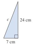 Chapter 6.8, Problem 31PE, For Exercises 31–34, find the length of the missing side of the right triangle. (See Example 4.) 