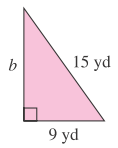 Chapter 6.8, Problem 34PE, For Exercises 31–34, find the length of the missing side of the right triangle. (See Example 4.) 