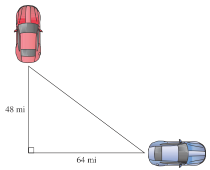 Chapter 6.8, Problem 38PE, Two cars leave the same point at the same time, one traveling north and the other traveling east. 
