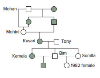 Chapter 4, Problem 46P, The ancestry of a white female tiger bred in a city zoo is depicted in the pedigree following part e 