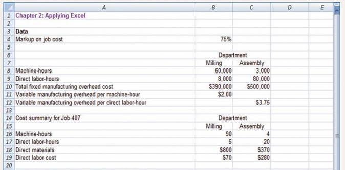 Chapter 2, Problem 3AE, This Excel worksheet relates to the Dickson Company example that is summarized in Exhibit 2-5. , example  1