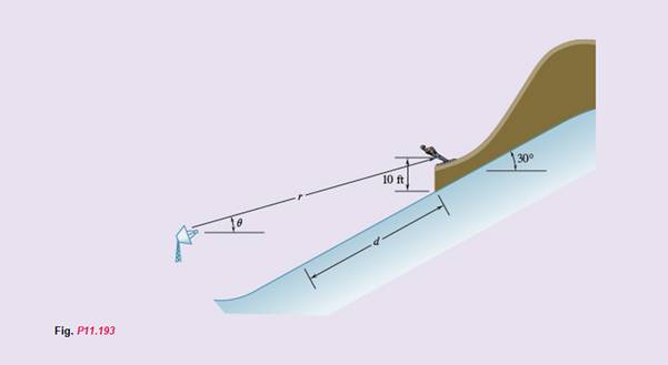 Chapter 11, Problem 11.193RP, A telemetry system is used to quantify kinematic values of a ski jumper immediately before she 