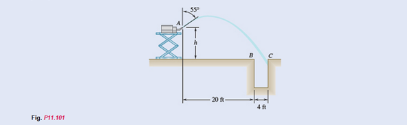 Chapter 11.4, Problem 11.101P, A pump is located near the edge of the horizontal platform shown. The nozzle at A discharges water 