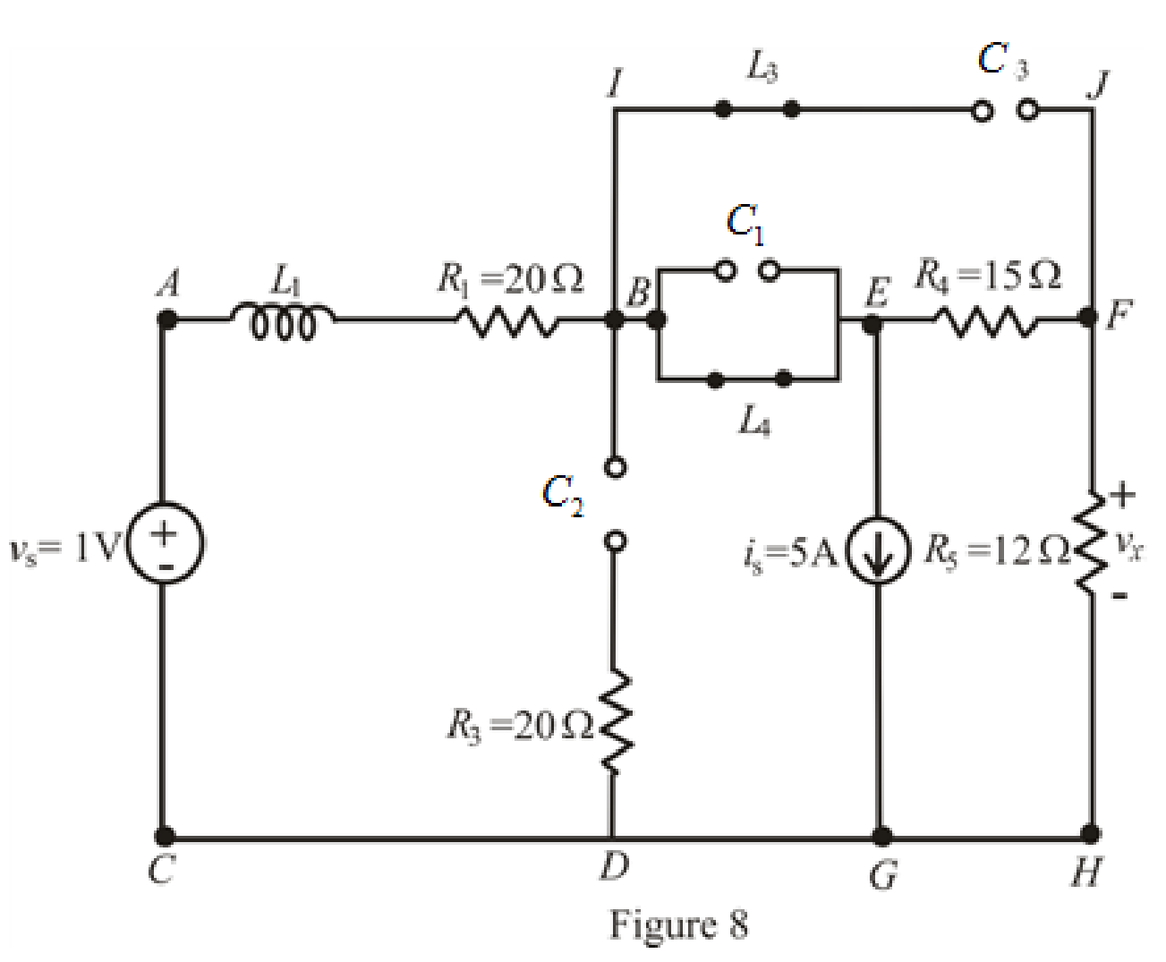 Engineering Circuit Analysis, Chapter 7, Problem 29E , additional homework tip  8
