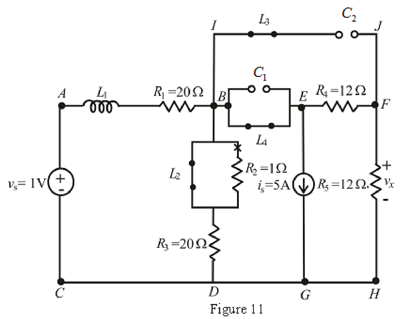 Engineering Circuit Analysis, Chapter 7, Problem 29E , additional homework tip  11