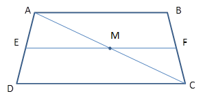 Chapter 4.4, Problem 33E, In exercises 27 to 33, complete a formal proof. Given:EF is the median of trapezoid ABCD. Prove: 