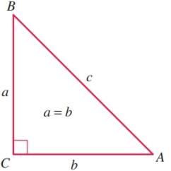 Chapter 6.2, Problem 70PS, For Problems 6972, use the isosceles right triangle in Figure 6.4. Express your answers in simplest 