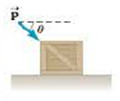 Chapter 4, Problem 83AP, A crate of weight Fg is pushed by a force P on a horizontal floor as shown in Figure P4.83. The 