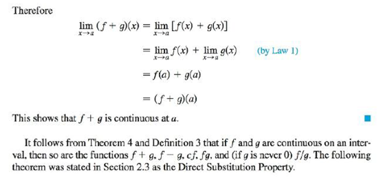 Explain Using Theorems 4 5 7 And 9 Why The Function Is