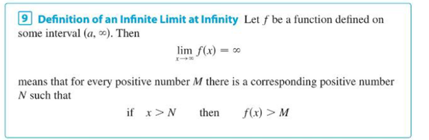 Chapter 2.6, Problem 74E, For the limit limxxlnx= illustrate Definition 9 by finding a value of N that corresponds to M = 100. 