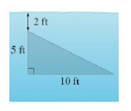 Chapter 8.3, Problem 4E, A vertical plate is submerged (or partially submerged) in water and has the indicated shape. Explain 