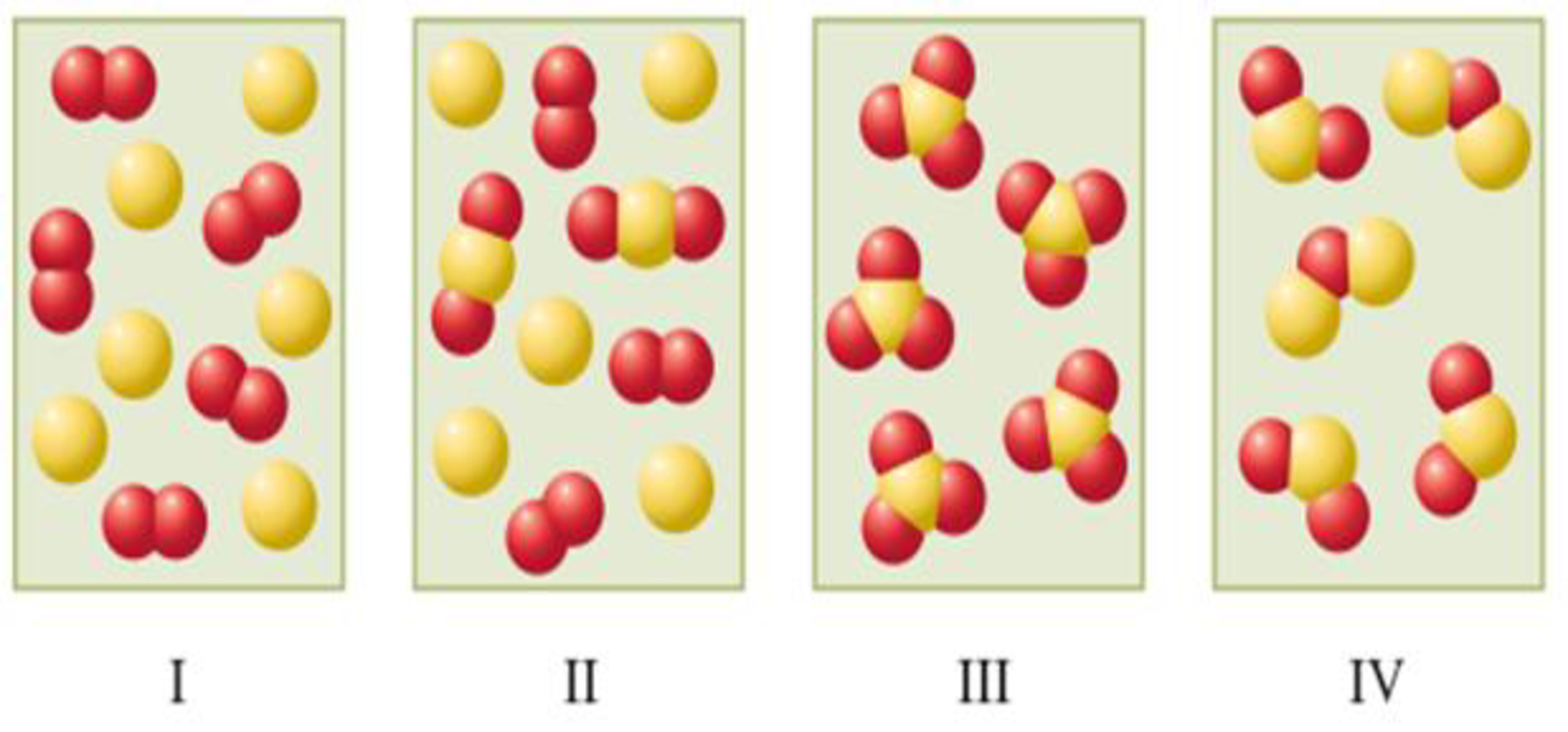 Chapter 1, Problem 1.68EP, In the following diagrams, different colored spheres represent atoms of different elements. Select 