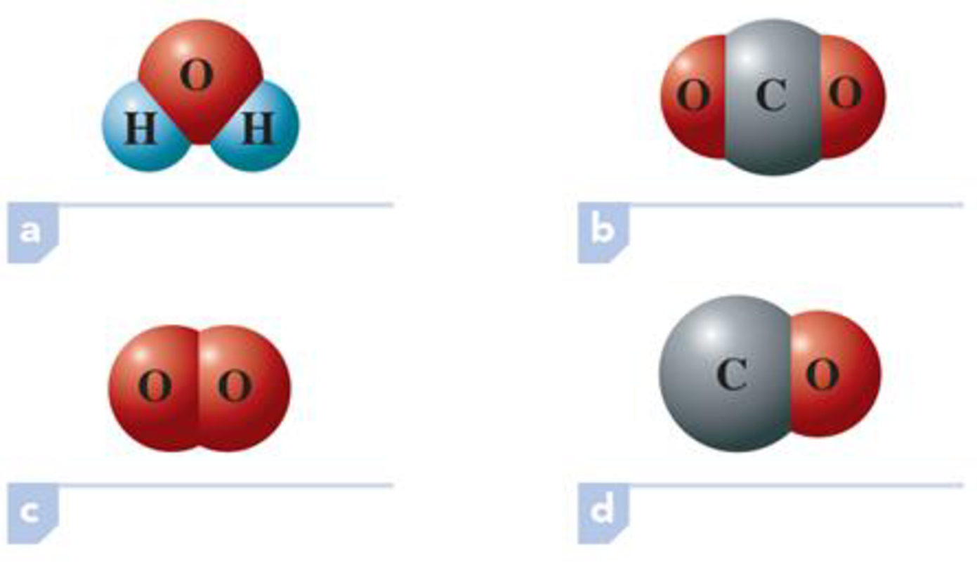 Chapter 1, Problem 1.73EP, Write chemical formulas for the substances represented by the following models. 