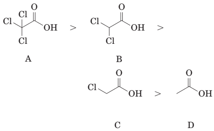 Chapter 17, Problem 23P, 18-26 Answer true or false. (a) Carboxylic acids are weak acids compared to mineral acids such as , example  2