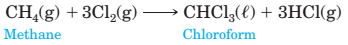 Chapter 4, Problem 41P, 4-57 Chloroform, CHCl3, is prepared industrially by the reaction of methane with chlorine. How many 