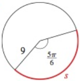 Chapter 6.1, Problem 53E, Circular Arcs Find the length s of the circular arc, the radius r of the circle, or the central 