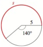 Chapter 6.1, Problem 54E, Circular Arcs Find the length s of the circular arc, the radius r of the circle, or the central 