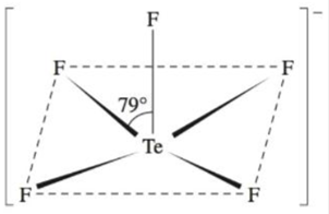 Chapter 4, Problem 93AE, The strucrure of TeF5 is Draw a complete Lewis structure for TeF5, and explain the distortion from 
