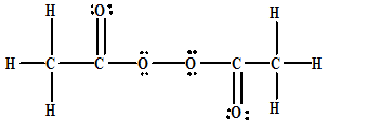 An Objectionable Component Of Smog Is Acetyl Peroxide Which Has The Following Skeleton Structure A Draw The Lewis Structure Of This Compound B Write The Bond Angles Indicated By The Numbered Angles