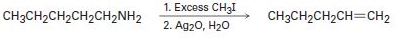 Chapter 11.SE, Problem 80AP, Amines are converted into alkenes by a two-step process called Hofmann elimination. SN2 reaction of 