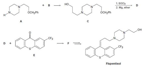 Chapter 11.SE, Problem 81AP, The antipsychotic drug flupentixol is prepared by the following scheme: 