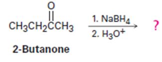 Chapter 12.SE, Problem 46AP, Ketones undergo a reduction when treated with sodium borohydride, NaBH4. What is the structure of 