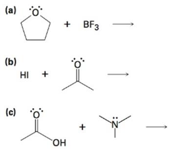 Chapter 2.SE, Problem 24MP, Predict the product(s) of the acid/base reactions below. Draw curved arrows to show the formation 