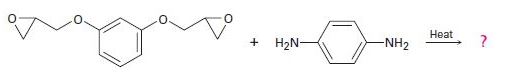 Chapter 31.SE, Problem 23AP, Show the structure of the polymer that results from heating the following diepoxide and diamine: 