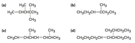 Chapter 7.3, Problem 4P, Give IUPAC names for the following compounds: 