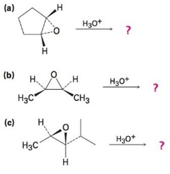 Chapter 8.SE, Problem 30MP, Provide the mechanism and products for the acid-catalyzed epoxide opening reactions below, including 
