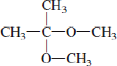 Chapter 4, Problem 4.100EP, Indicate whether each of the following compounds is an acetal. , example  4