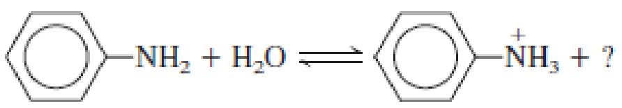 Chapter 6, Problem 6.41EP, Show the structures of the missing substance(s) in each of the following acid-base equilibria. a. , example  1