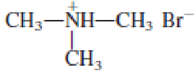 Chapter 6, Problem 6.75EP, Name each of the salts in Problem 17-71. a. CH3CH2N+H2CH3Br , example  1