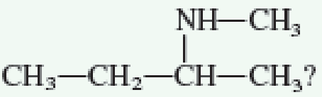 What Is The Iupac Name For The Compound A Methylaminobutane B N Methylaminobutane C N Methyl 2 Butanamine D No Correct Response Bartleby