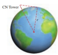 Chapter P.4, Problem 93E, How Far Can You See? Because of the curvature of the earth, the maximum distance D that you can see 
