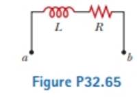 Chapter 32, Problem 32.65AP, When the current in the portion of the circuit shown in Figure P32.65 is 2.00 A anti increases at a 