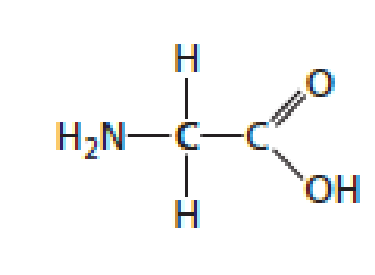Chapter 9, Problem 19QP, Below is the structure of glycine. Draw a tripeptide composed exclusively of glycine. Label the 