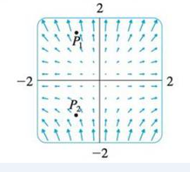 Chapter 16.9, Problem 20E, (a) Are the points P1 and P2 sources or sinks for the vector field F shown in the figure? Give an 