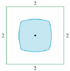 Chapter 5, Problem 18P, The figure shows a region consisting of all points inside a square that are closer to the center 