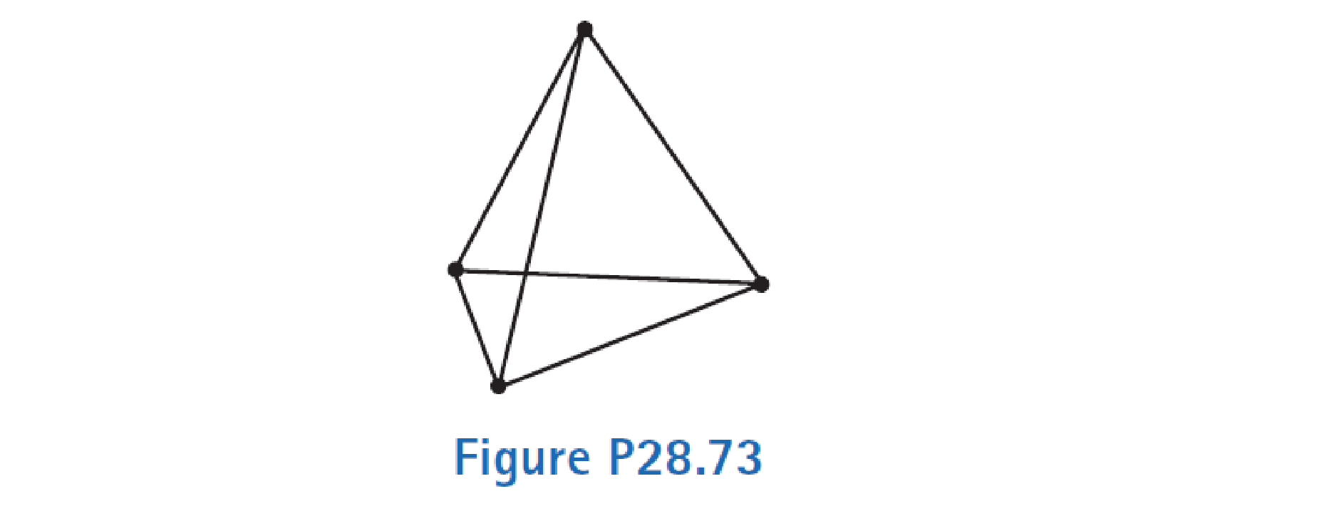 Chapter 28, Problem 73AP, A regular tetrahedron is a pyramid with a triangular base and triangular sides as shown in Figure 