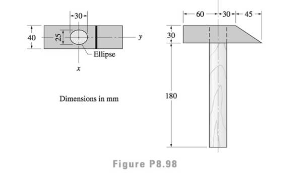Chapter 8, Problem 8.98P, Locate the center of gravity of the hammer if the mass of the steel head is 0.919 kg, and the mass 