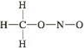 Chapter 9, Problem 9.106QP, Methyl nitrite has the structure No attempt has been made here to indicate whether a bond is single 