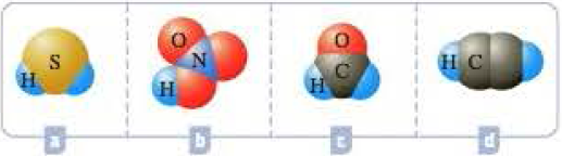 Chapter 9, Problem 9.30QP, For each of the following molecular models, write an appropriate Lewis formula. 