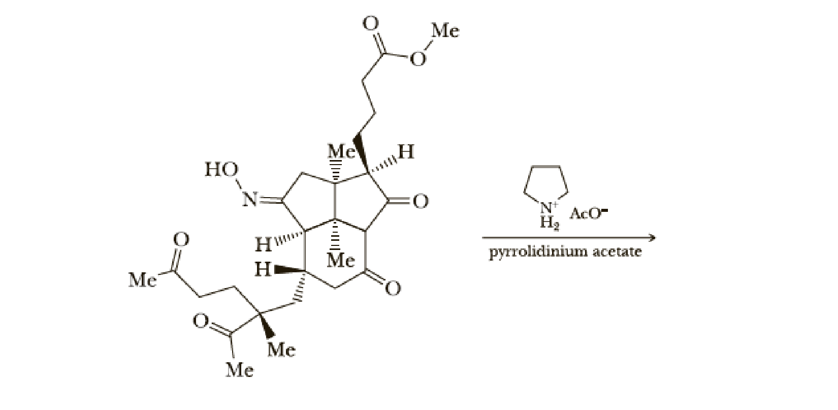 Chapter 19, Problem 19.82P, The following molecule undergoes an intramolecular reaction in the presence of pyrrolidinium 