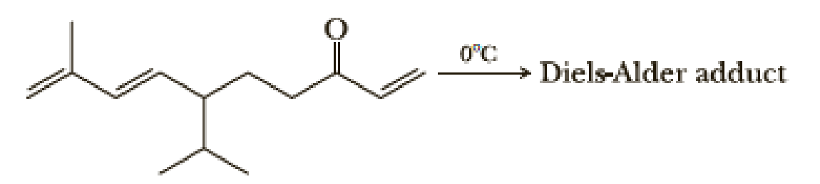 Chapter 20, Problem 20.35P, The following triene undergoes an intramolecular Diels-Alder reaction to give a bicyclic product. 