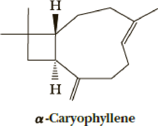 Chapter 24, Problem 24.39P, E. J. Coreys 1964 total synthesis of -caryophyllene (essence of cloves) solves a number of problems , example  1