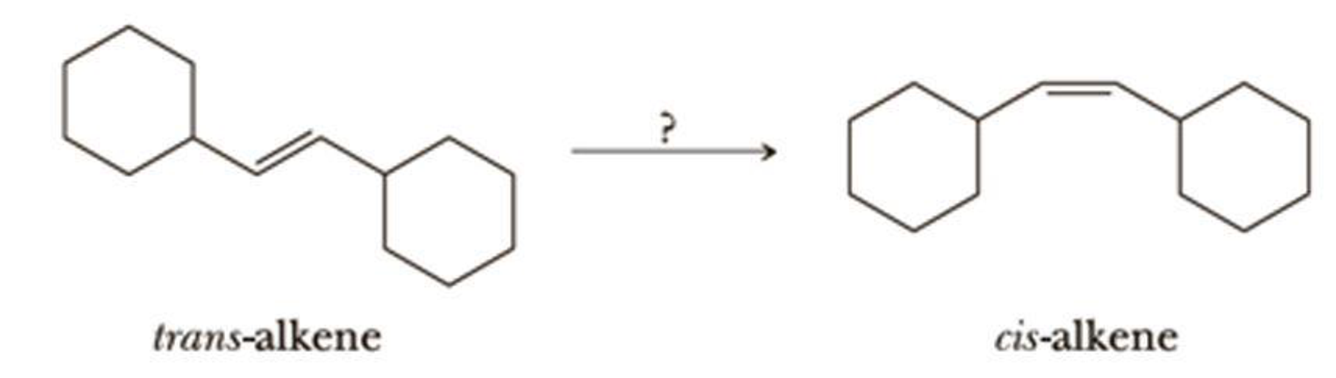 Chapter 7, Problem 7.34P, Using your reaction roadmap as a guide, show how to convert the starting trans-alkene to the 