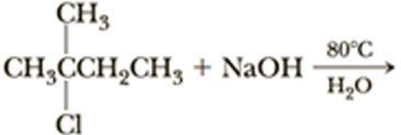 Chapter 9, Problem 9.45P, Draw a structural formula for the major organic product of each reaction and specify the most likely , example  2