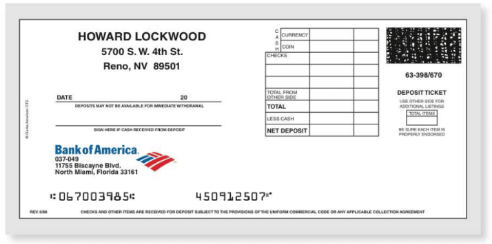 Chapter 4.I, Problem 7RE, Properly fill out the deposit slip for Howard Lockwood based on the following information a. Date: 